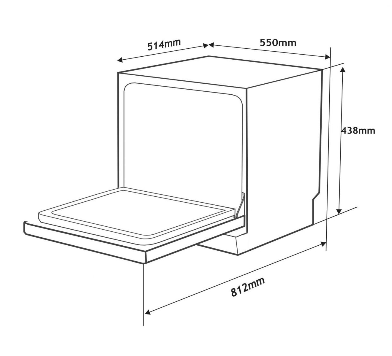 Máy rửa bát Arber ABMRB06 - HÀNG CHÍNH HÃNG