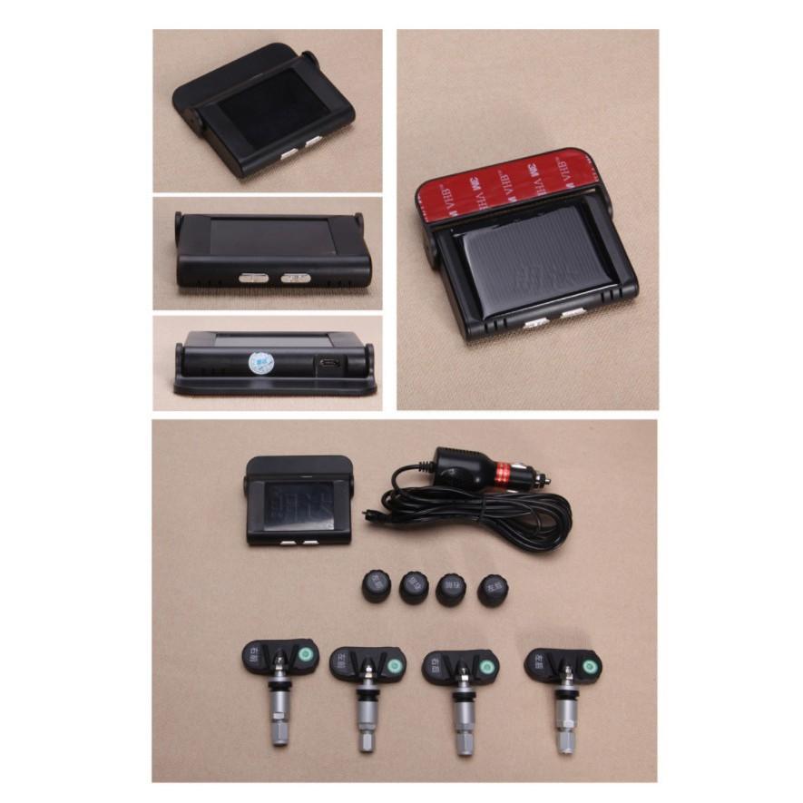 Cảm biến áp suất lốp ô tô TPMS TFT Solar Tire Pressure 2018 - Home and Garden