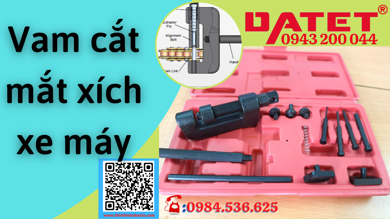 Bộ cắt sên xích mô tô, xe máy DN-D1085