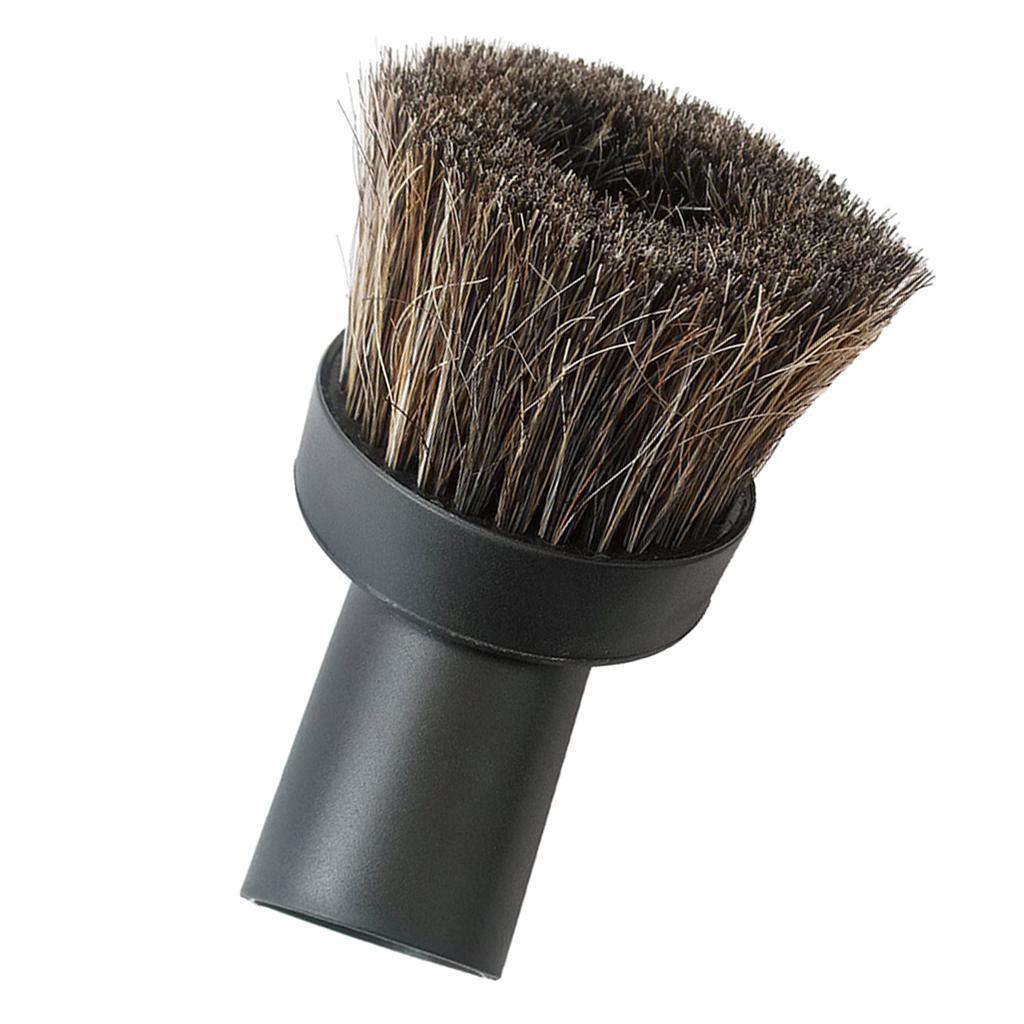 2pcs 32mm Dia. Round Vacuum Dusting brush Attachment Universal Type-Long