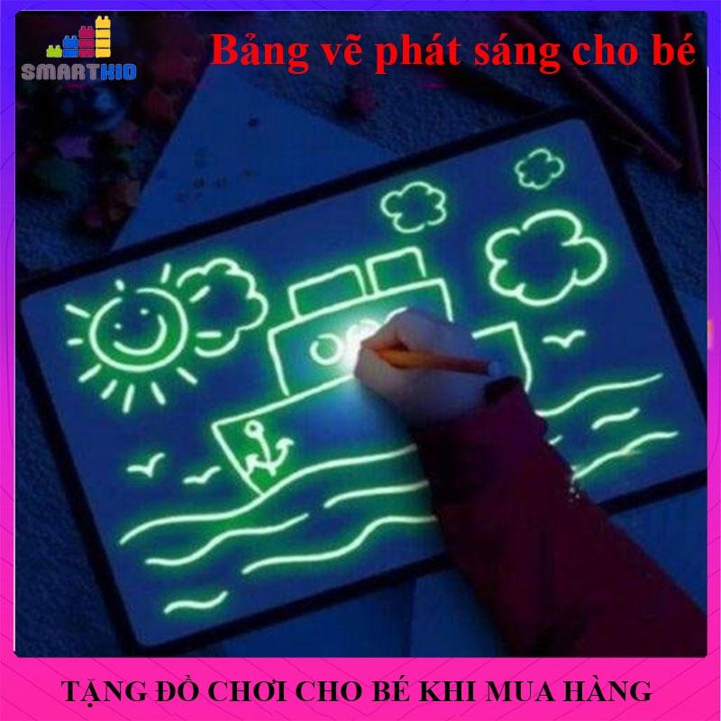 Đồ Chơi Trẻ Em, Bảng Led Huỳnh Quang, Bảng Viết Dạ Quang Phát Sáng, Bảng Vẽ Điện Tử Cho Bé Gái Bé Trai Thông Minh