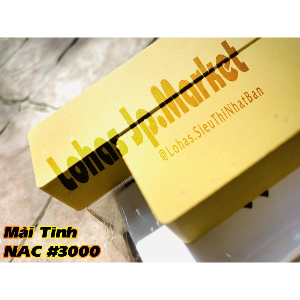 Đá Mài Nhật Bản Naniwa &quot;Mặt Tinh - Mài Siêu Bén &quot; Cỡ Nhỏ NAC: #3000 | Kích Thước 133x28x18mm | Độ Sắc Bén Cao