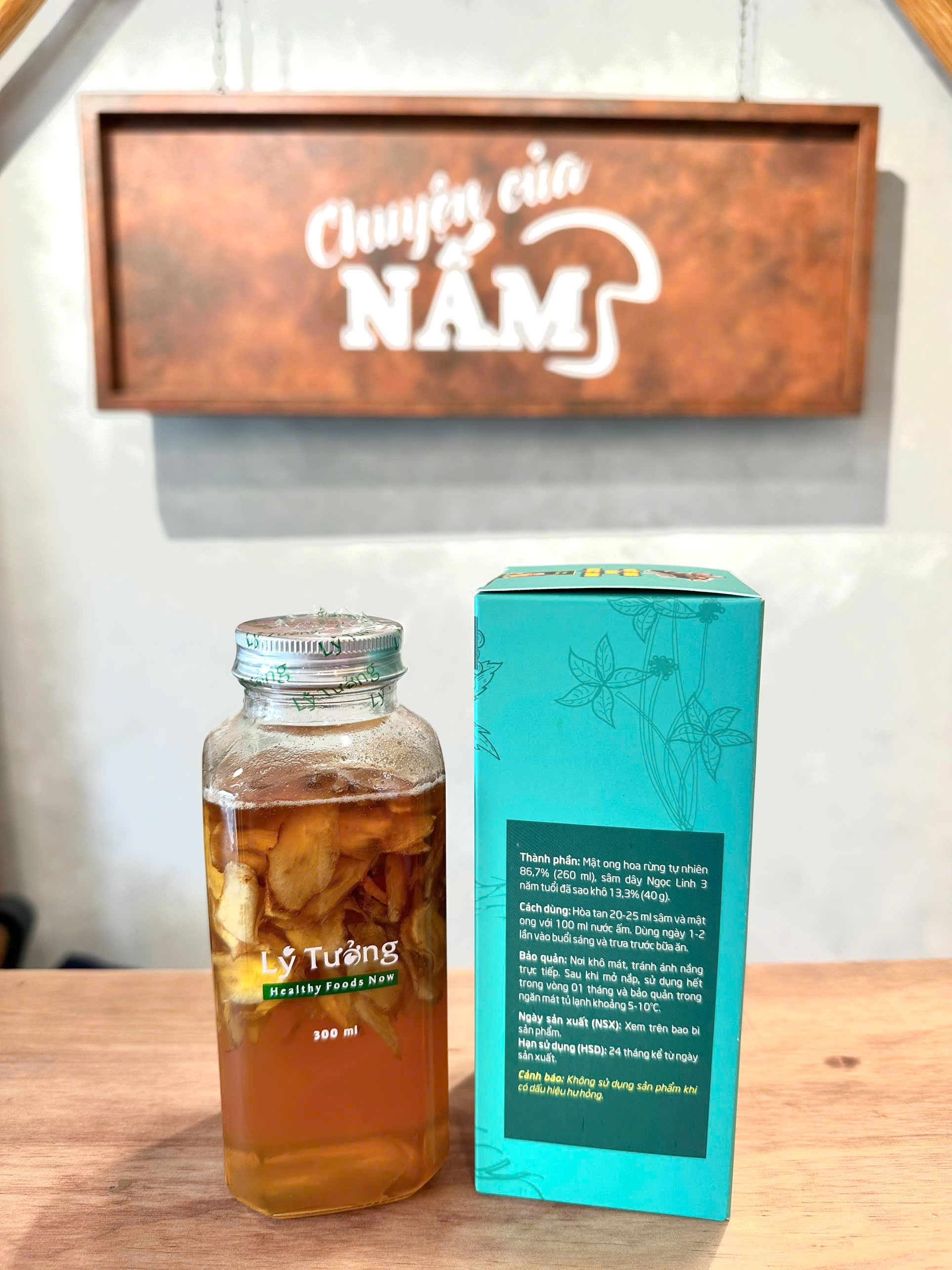 Mật Ong Sâm Dây Ngọc Linh Lý Tưởng 300ml