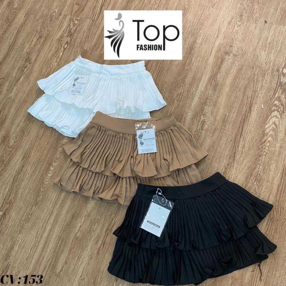 Chân váy Xòe 2 Tầng,Chân Váy Xếp Ly 2 Tầng Phong Cách Hàn Quốc Cap Cấp,Có Quần Đùi Bên trong Co Dãn 4 Chiều