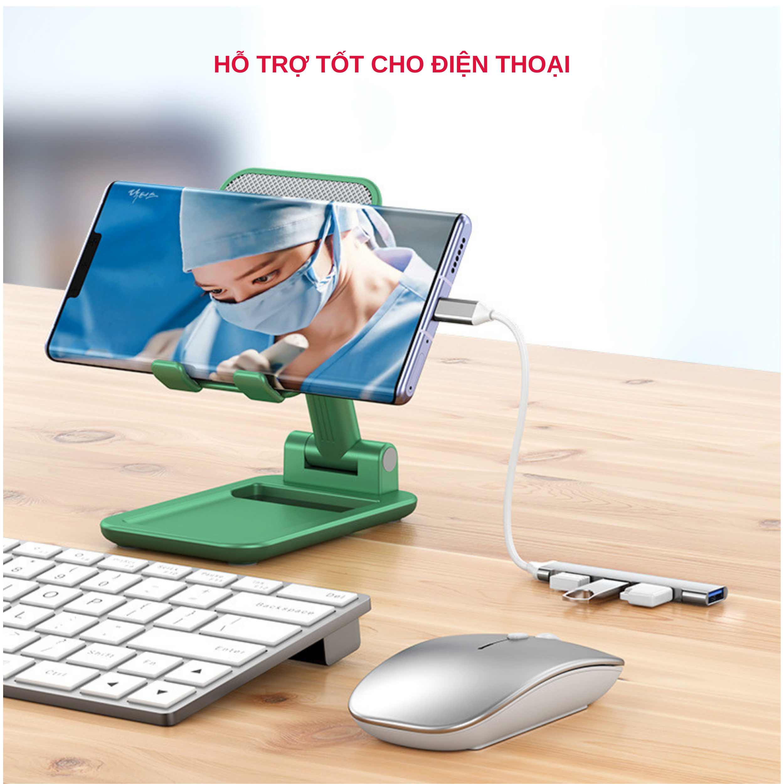 Hub Type C - Hub USB 3.0  Tốc Độ Cao Chia 4 Cổng USB 3.0 Dành Cho Laptop Điện Thoại - Hàng Chính Hãng Tamayoko