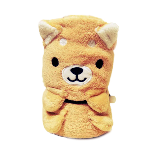 Gấu Bông, Mền Văn Phòng Xách Tay Hình Shiba Inu Puppy Siêu Độc Lạ - 100x80cm