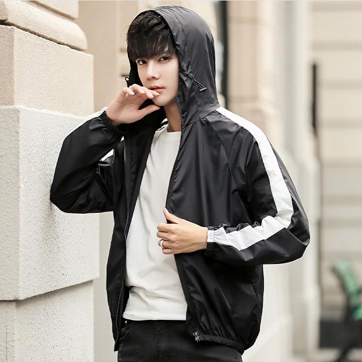 Áo Khoác Bomber Dù 2 Lớp Phối Sọc Varsity Jacket Form Rộng Nam Nữ Unisex - Trẻ Trung Năng Động Ulzzang