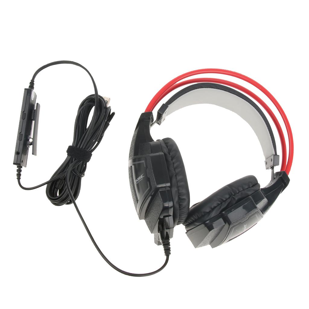 Gaming Headphone Headset Earpiece 3.5mm Jack with Mic for PC PS3 PS4 Slim Pro