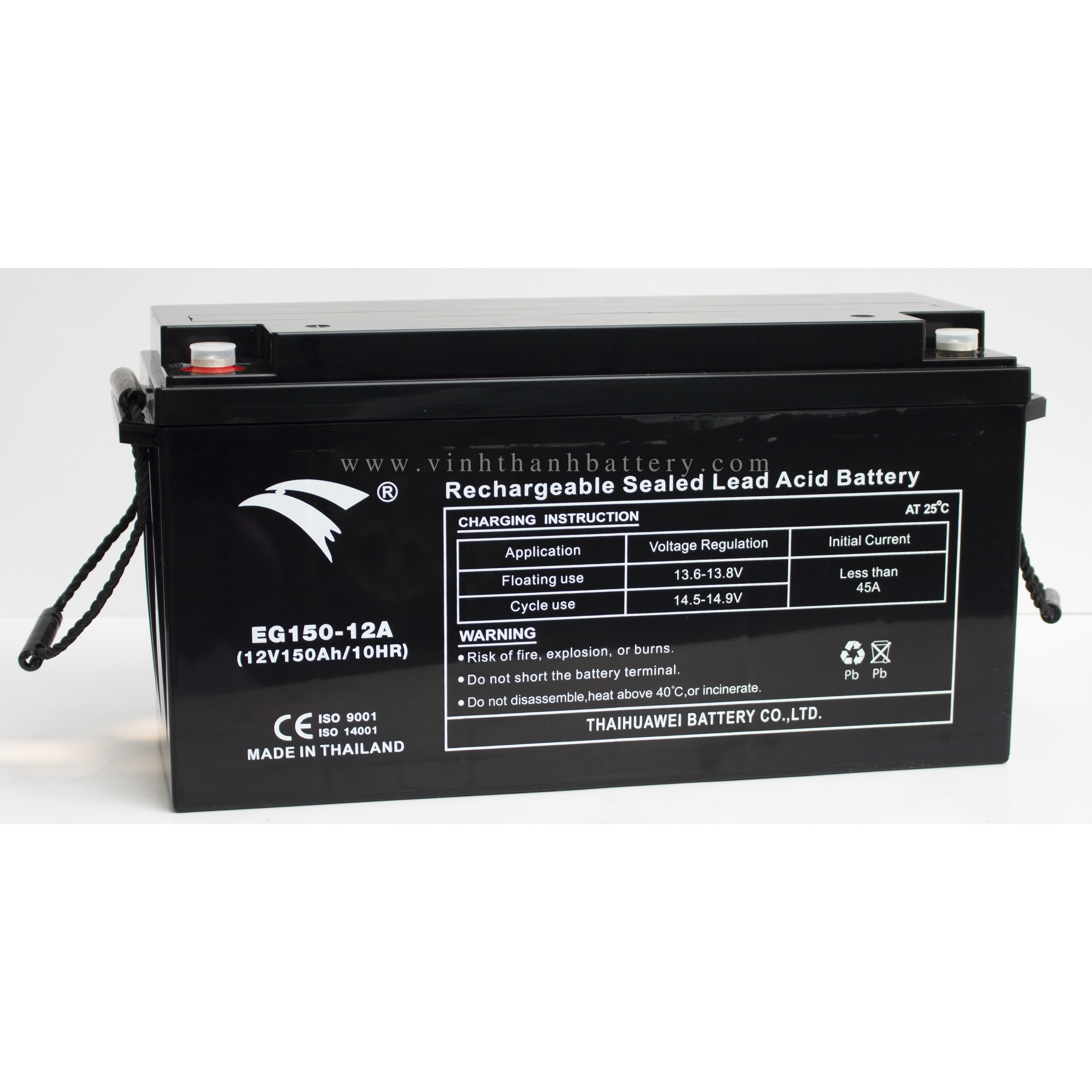 Ắc quy Năng lượng, Viễn Thông, Công Nghiệp Eagle 12V - 150AH
