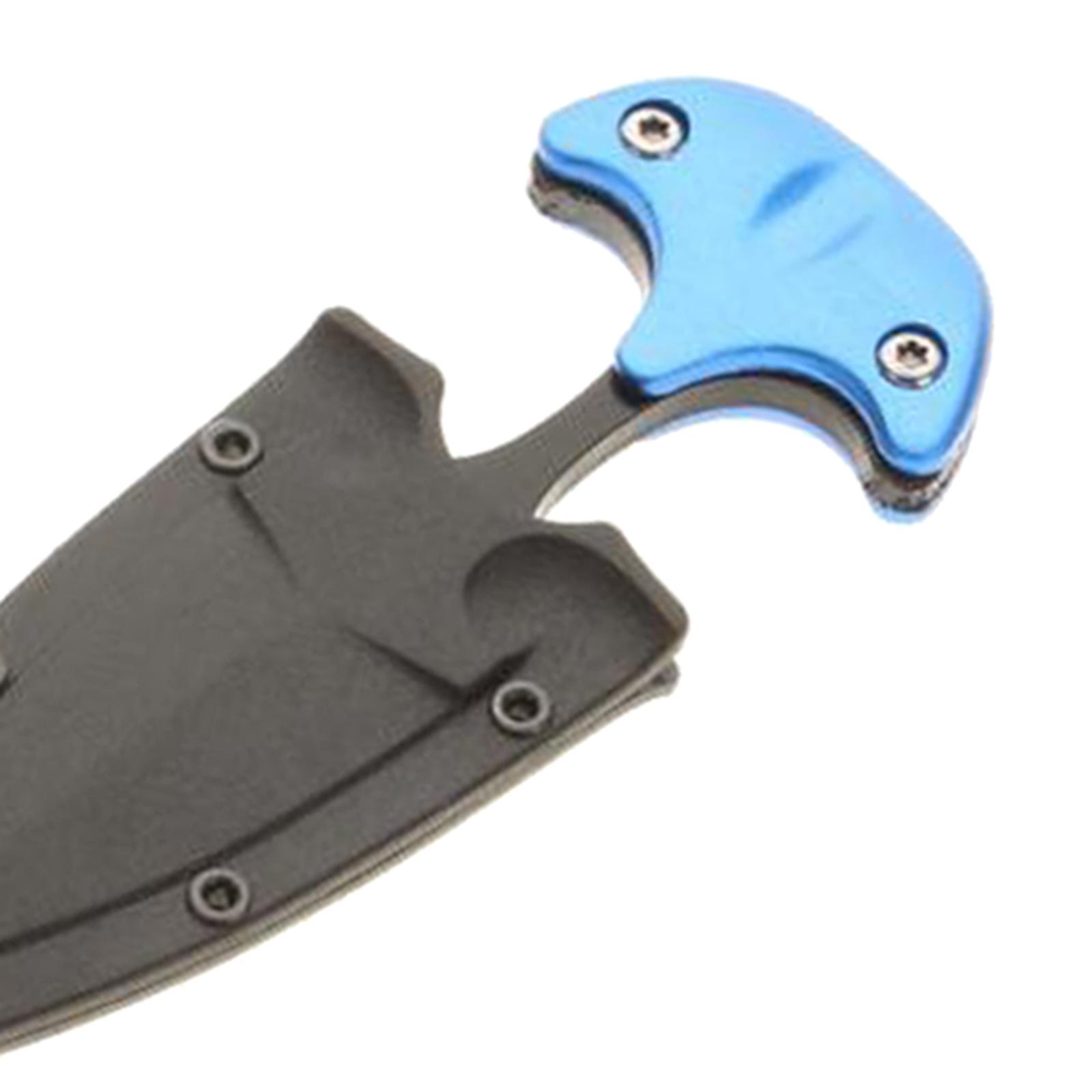 Portable Durable Multifunction Camping Knife Tea Knives Necklace Pendant Stainless Steel with Chain