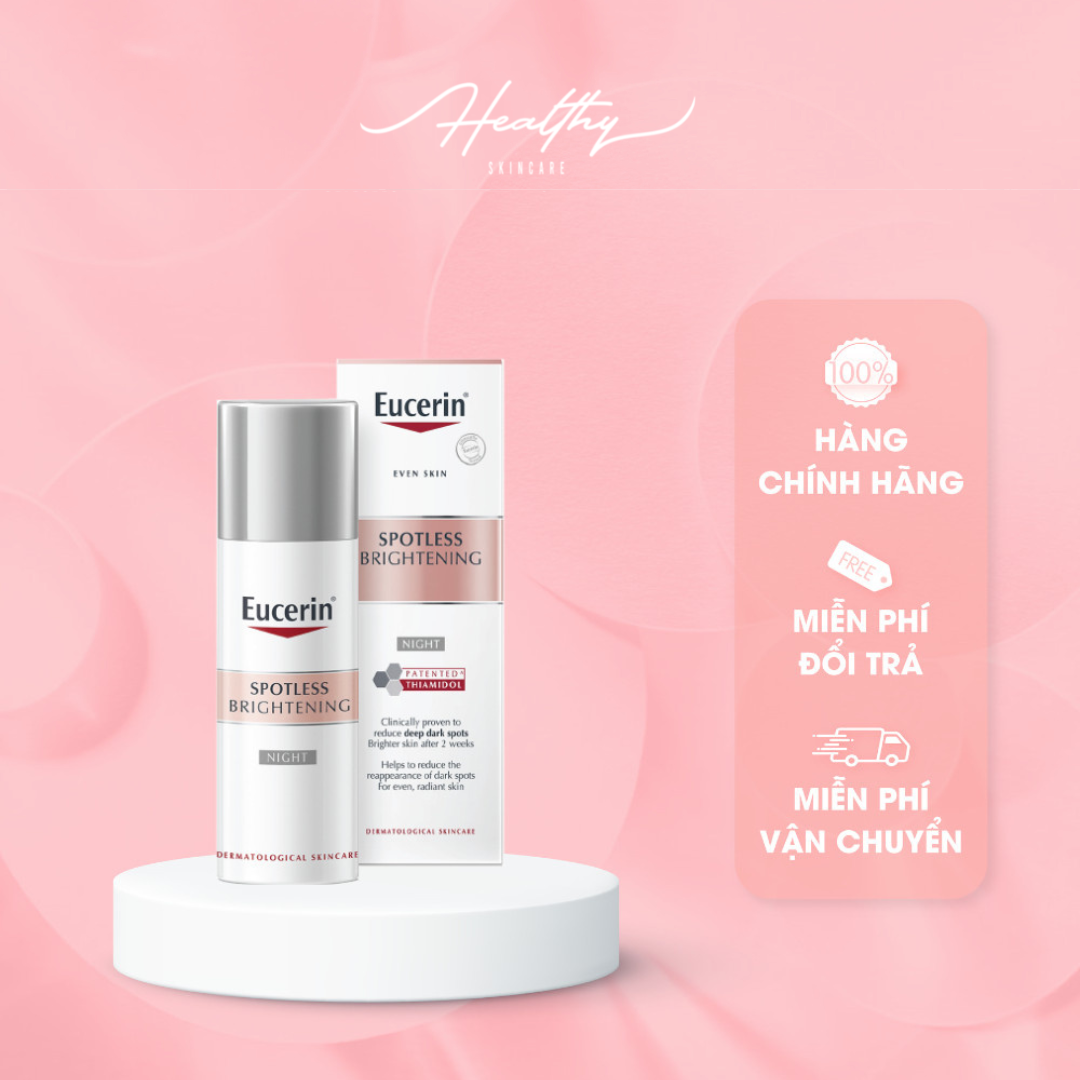 Kem dưỡng đêm giảm thâm nám &amp; sáng da Eucerin Spotless Brightening 50ml - 83506