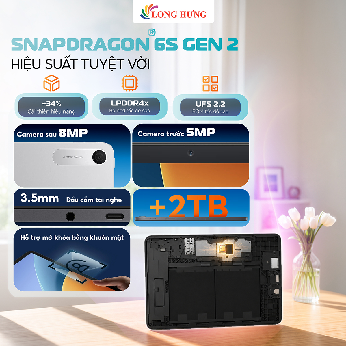 Máy tính bảng Xiaomi Redmi Pad 2 9.7 Wifi (4GB/64GB) - Hàng chính hãng