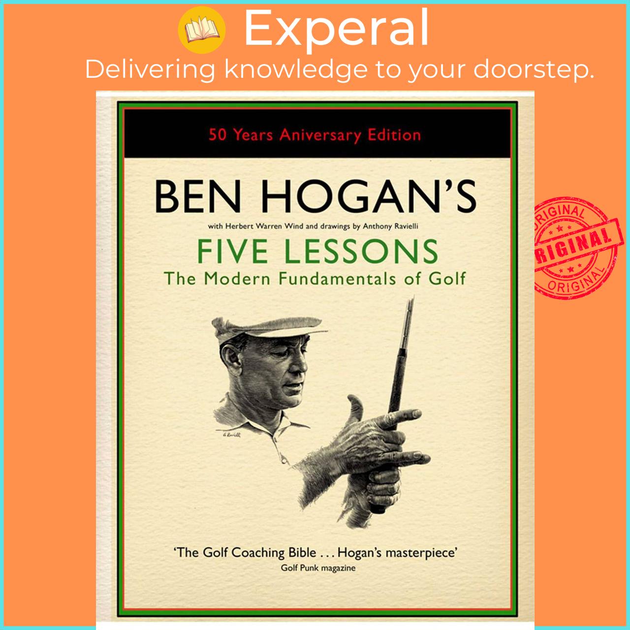 Sách - Ben Hogan's Five Lessons - The Modern Fundamentals of Golf by Ben Hogan (UK edition, hardcover)