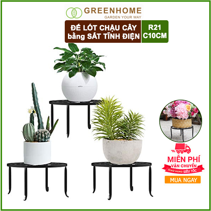 KHUNG SẮT ĐỂ CHẬU 21*10