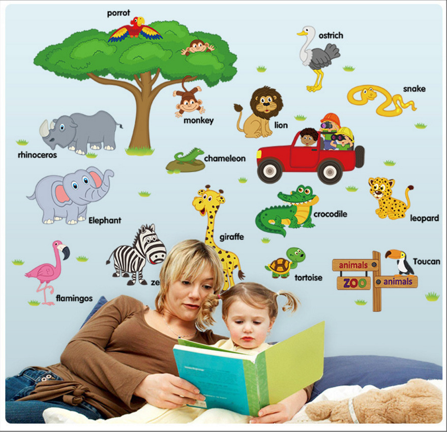 Decal dán tường trang trí phòng cho bé yêu