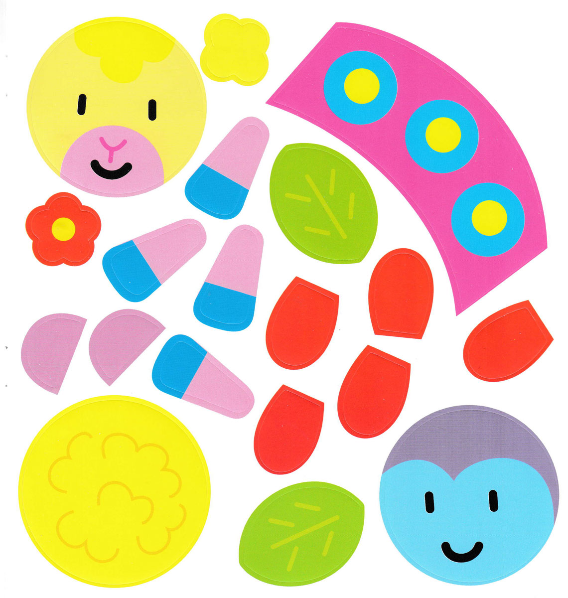 Sticker Động Vật Đáng Yêu - Dành Cho Bé 5 Tuổi