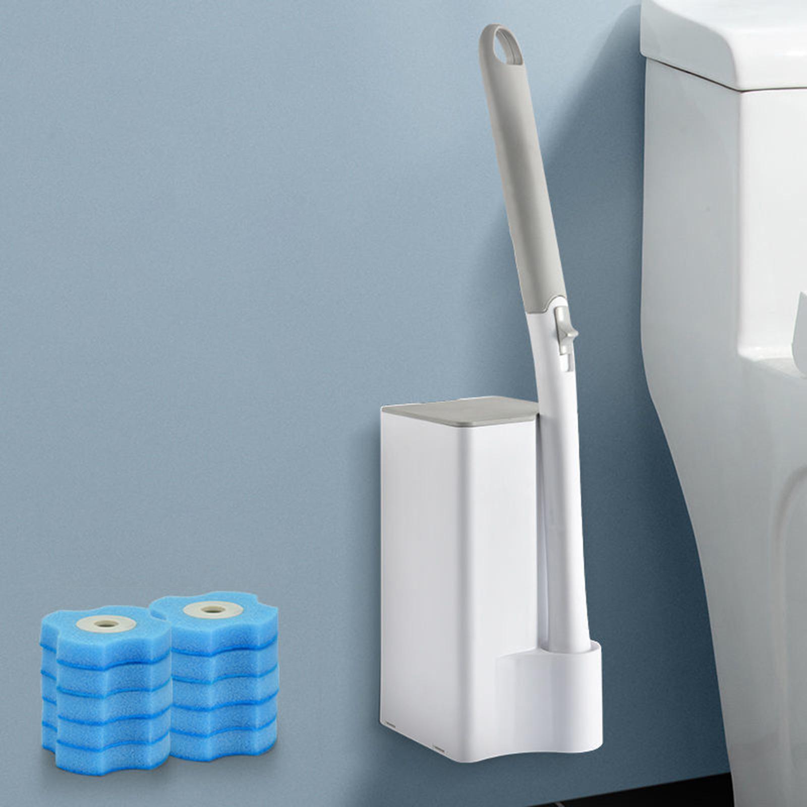 Disposable Toilet Brush Cleaning Kit Cleaning System for Hotel Household