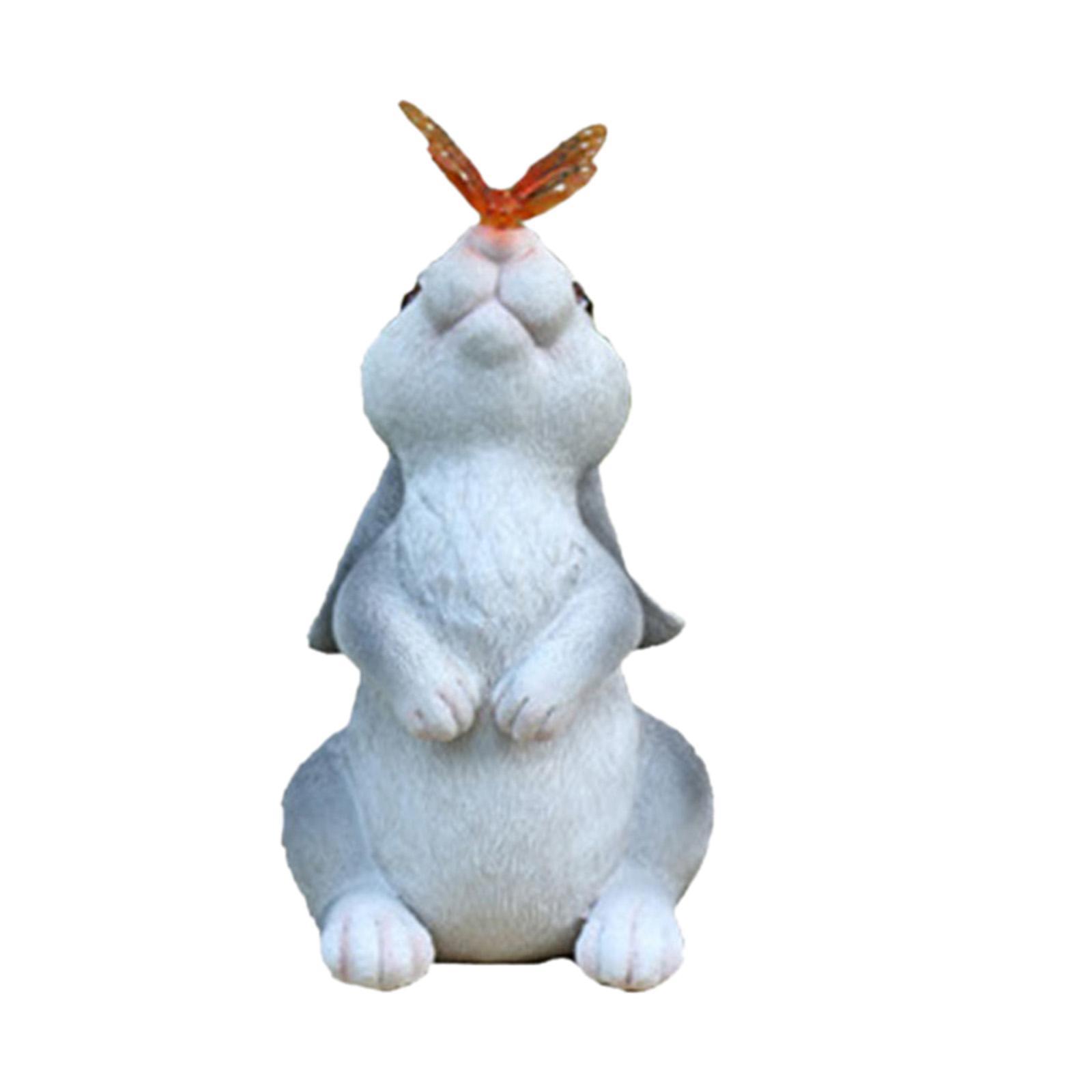 Cute Garden Lights Decoration Pathway Stakes Waterproof LED Statue Resin Decoration Lamp for Balcony Walkway Lawn Yard Outdoor
