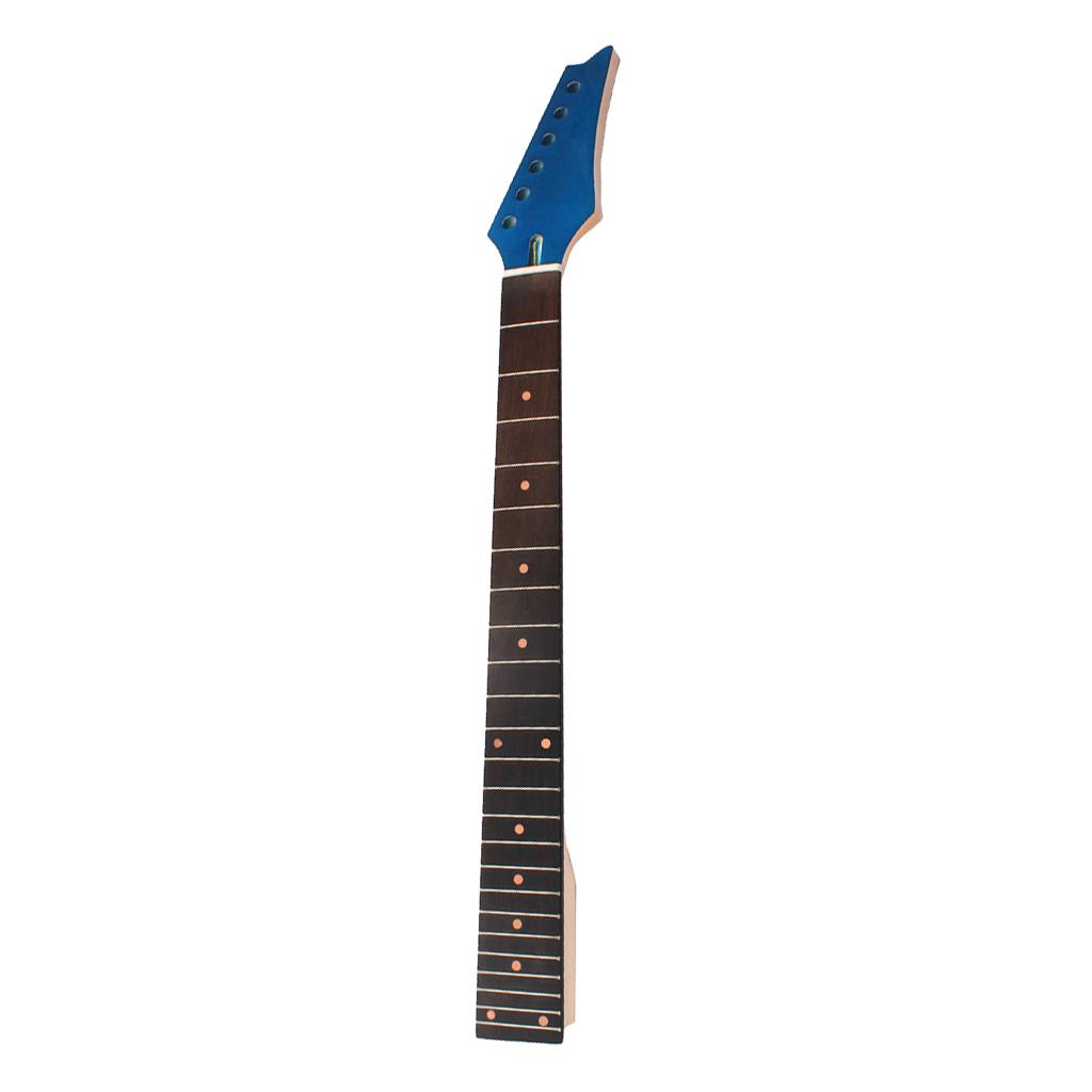 Premium Guitar Neck, 24 Frets, Maple Wood Guitar Neck Fretboard For ST Electric Guitar, Black
