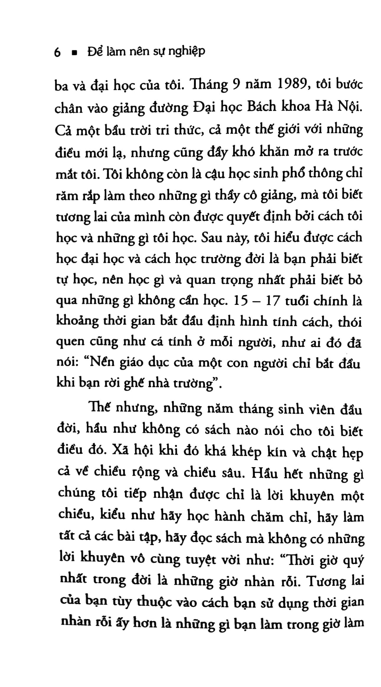 Để Làm Nên Sự Nghiệp (Tái Bản 2023)