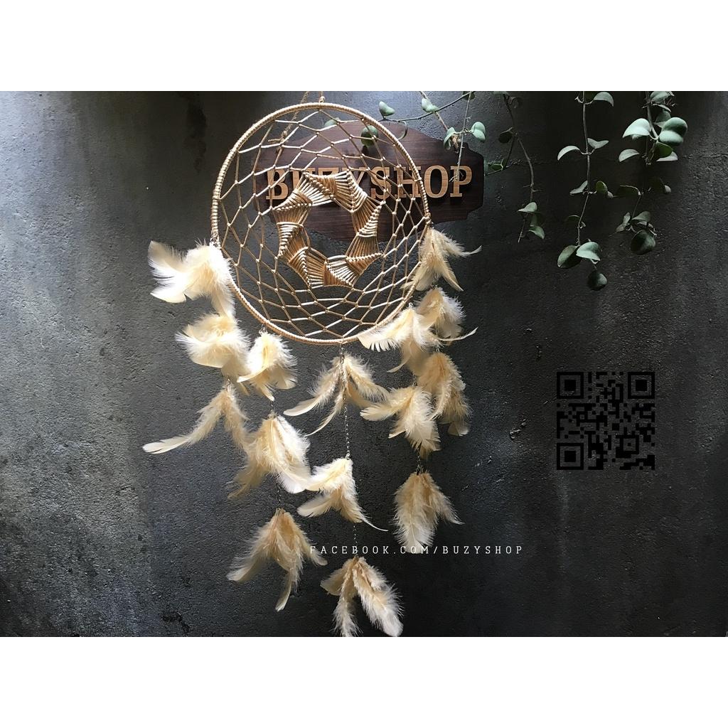 DREAMCATCHER- vòng đuổi bắt giấc mơ loại lớn - VÀNG NHẠT