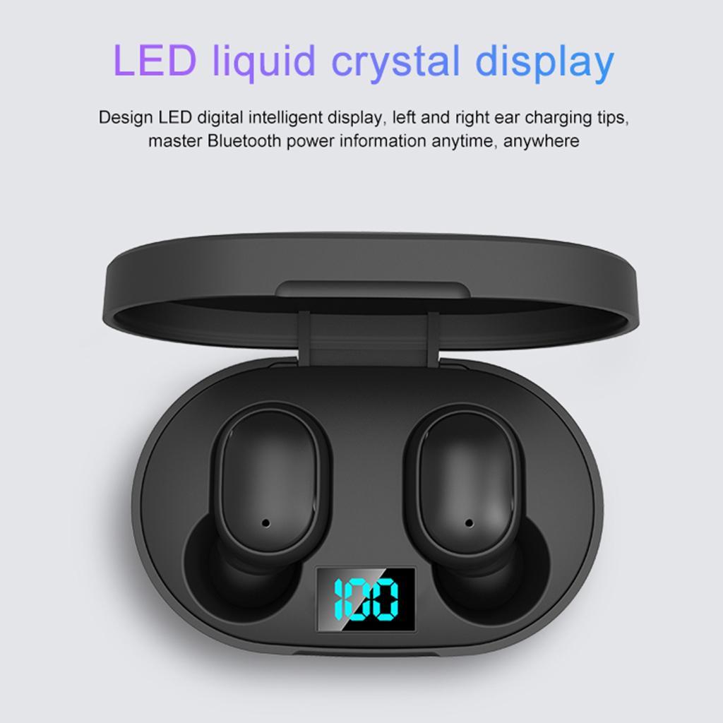 2X Wireless Headphone 5.0 Waterproof Display Bluetooth