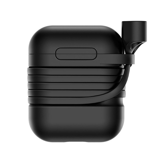 Bao case silicon và dây nối chống mất tai nghe Baseus cho Apple Airpods / Earpods - Hàng chính hãng