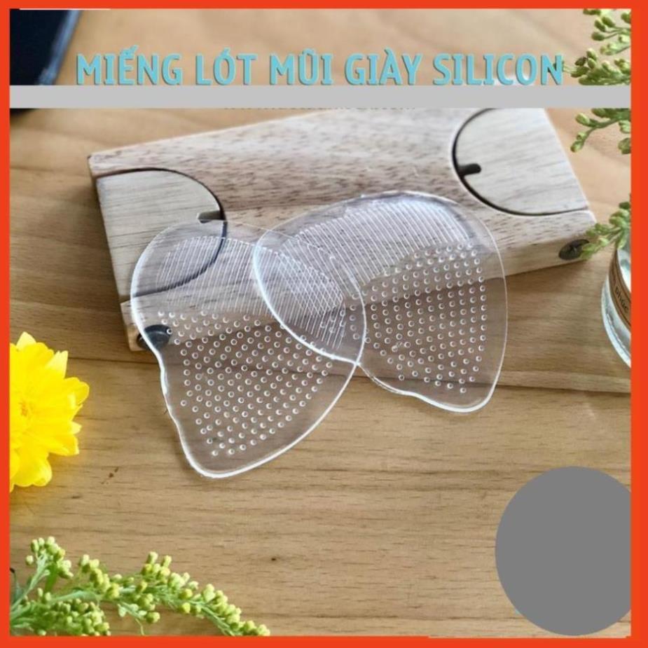 Miếng lót mũi giày silicon , lót giày cao gót massage bàn chân trước, êm chân, chống trơn trượt 21646c