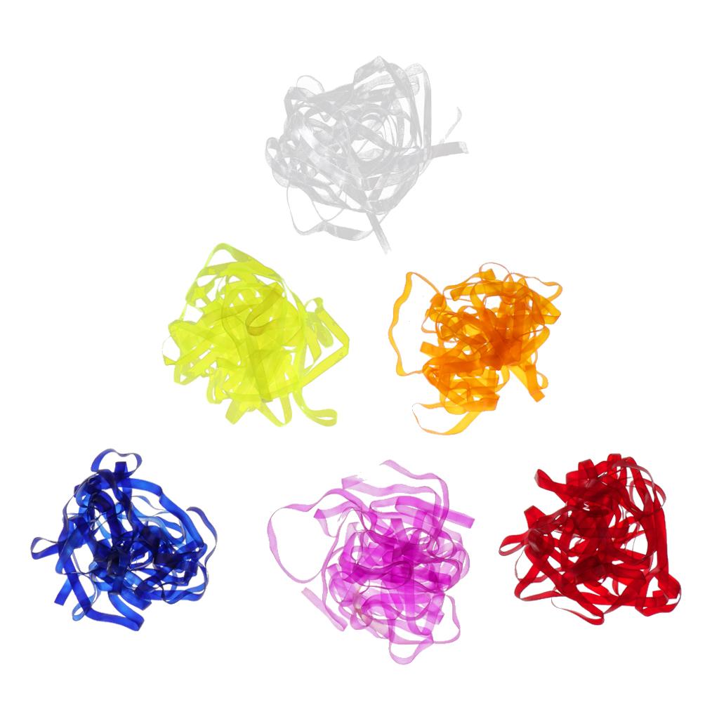 6 Màu 3 Mm Rộng Thun Scud Lưng/Nymph Căng Da Đồ Bay Chất Liệu