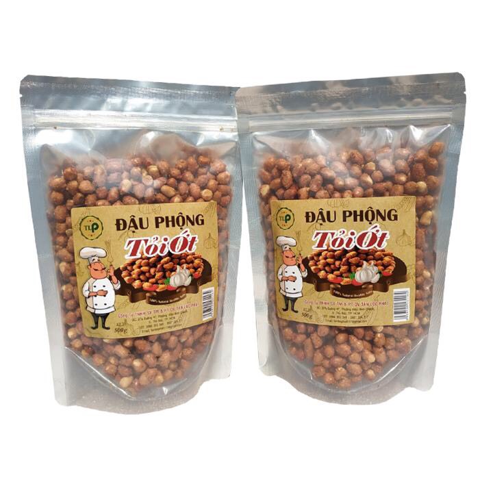 ĐẬU PHỘNG TỎI ỚT TÂN LỘC PHÁT COMBO 1KG - MỖI HŨ 500G