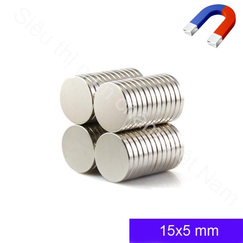 Nam Châm Tròn 15x4, 15x5, 15x6 đường kính 15mm siêu hít tiện dụng