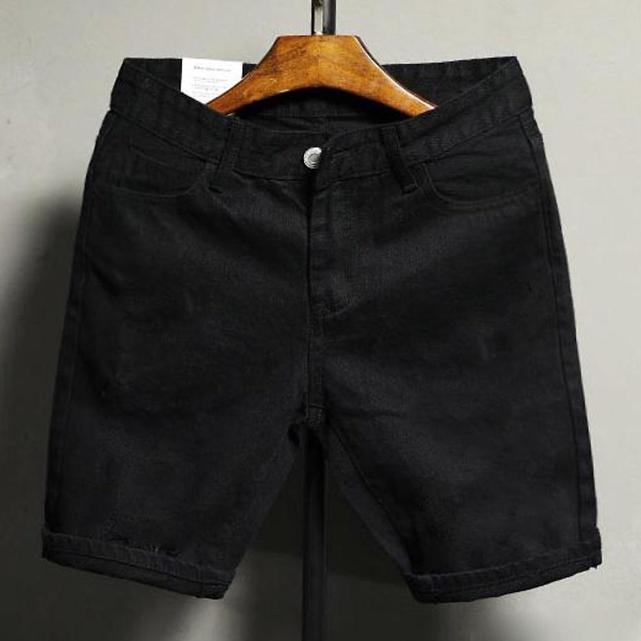 QUẦN SHORT JEAN NAM, QUẦN BÒ NGỐ NAM MÀU TRƠN CAO CẤP