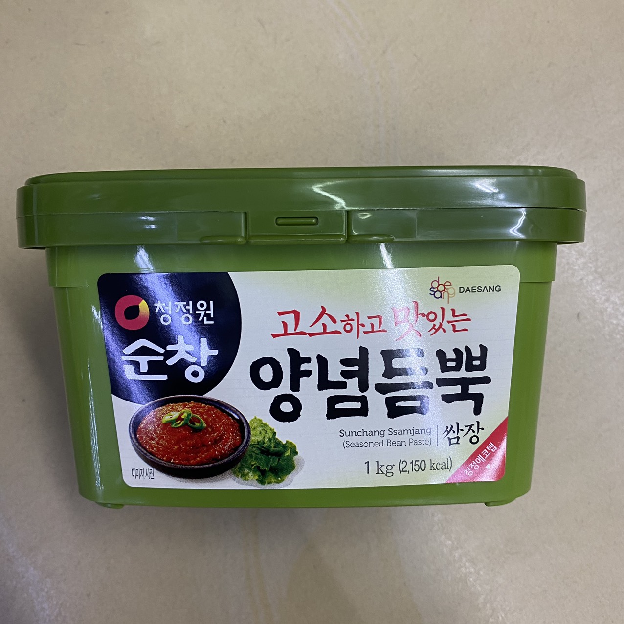 Tương Đậu Ssamjang Chấm Thịt Nướng Daesang Hàn Quốc Hộp 1KG / 대상) 양념듬뿍 쌈장/P사각 1KG