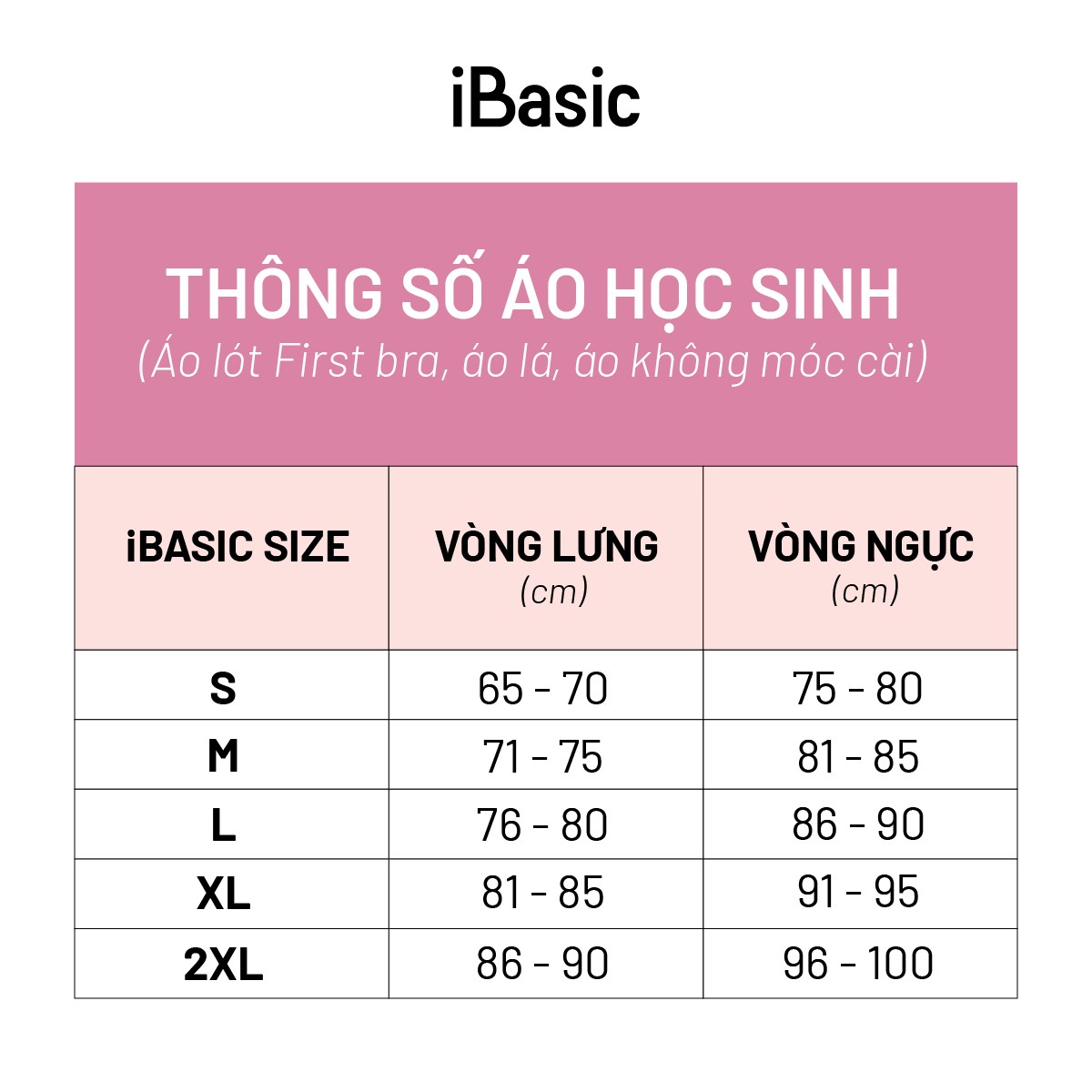 Áo ngực học sinh tròng cổ viền ren iBasic BRAT005