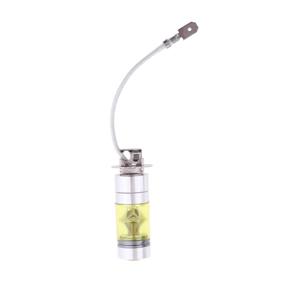 1 Pair Ice Blue 100W  LED Car Exterior Fog Driving Lights Bulb Durable