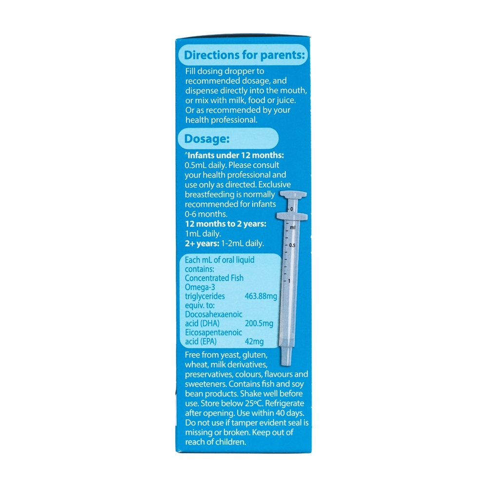 DHA Cho Bé Kids Smart Drops DHA Nature's Way - Tăng Chỉ Số IQ, Giúp Trẻ Thông Minh Vượt Trội