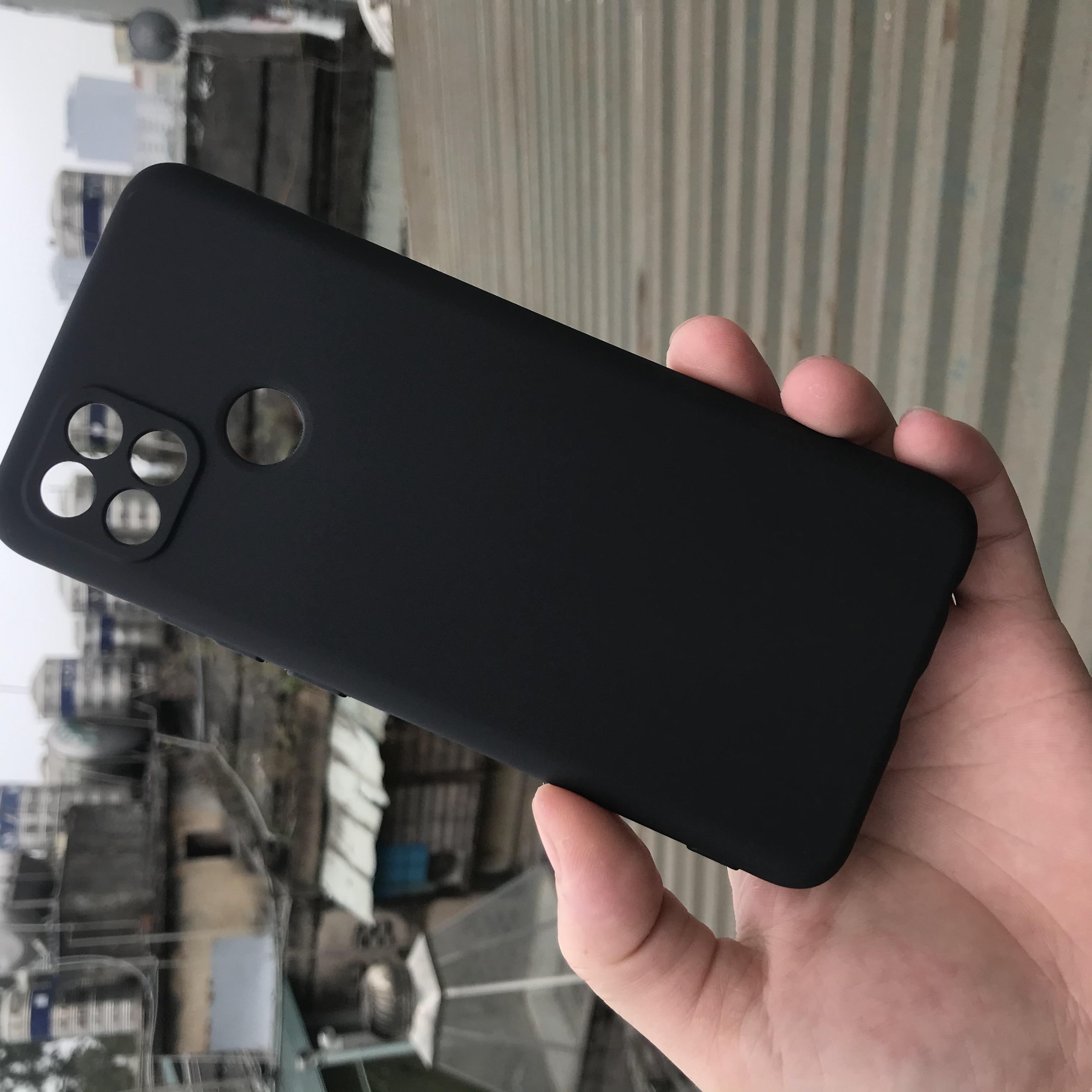 Ốp lưng silicon dẻo màu đen dành cho OPPO A15