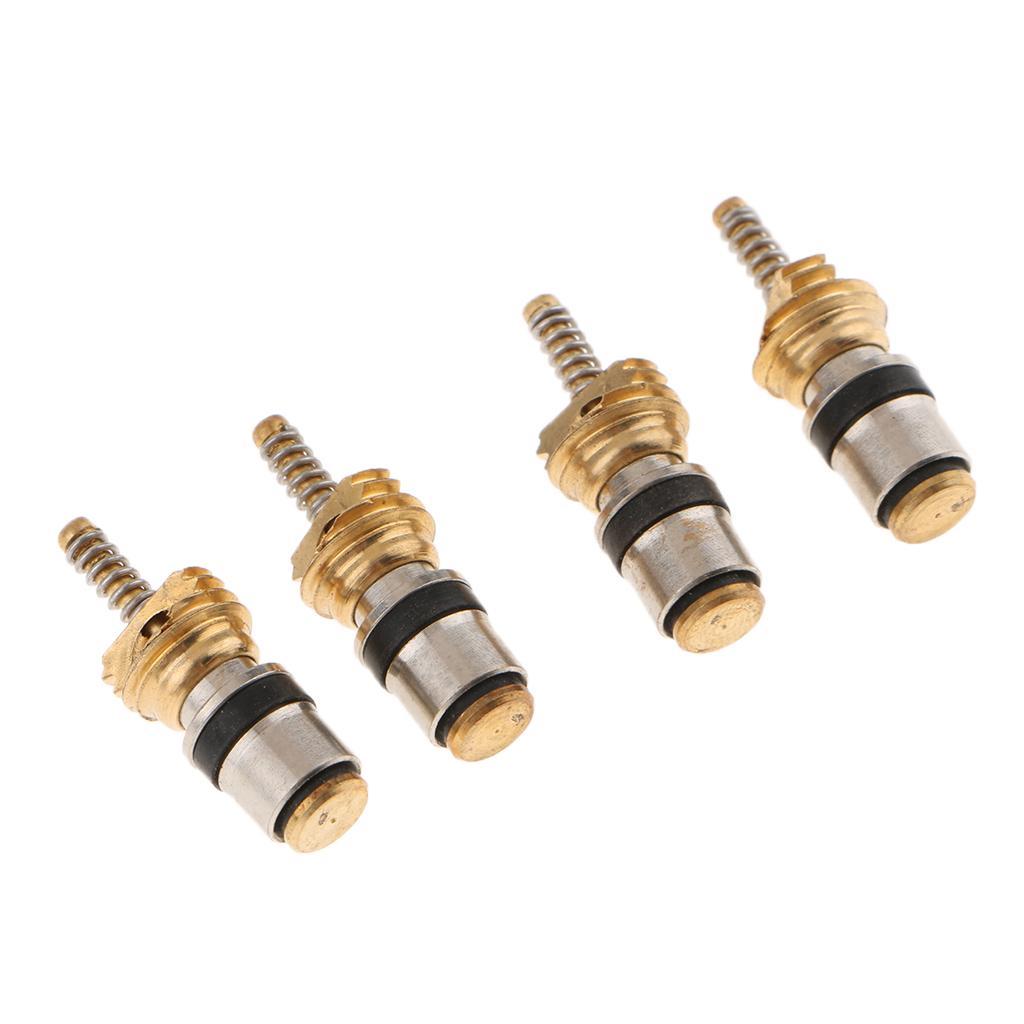 4pcs Air Conditioning AC High Pressure Valve Stem Cores For