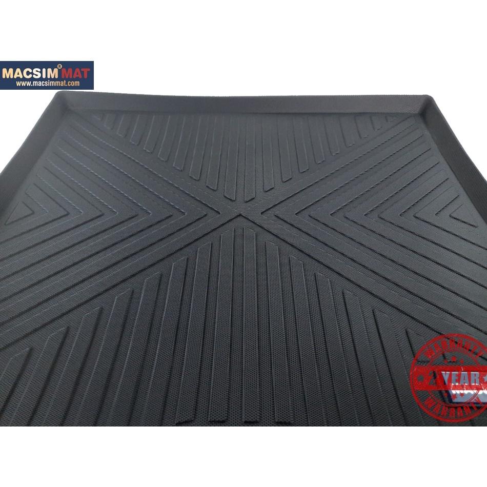 Thảm lót cốp xe ô tô VOLVO V60 2012-2017 nhãn hiệu Macsim chất liệu TPV hàng loại 2