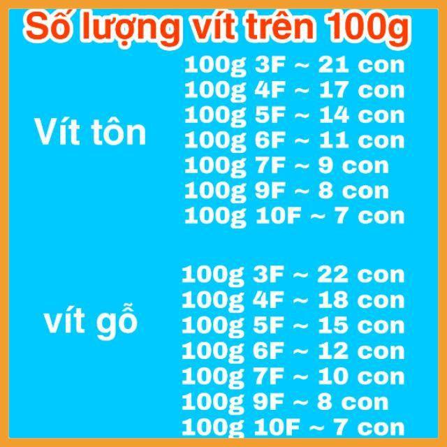 Vít bắn tôn, bắn gỗ đầu lục giác