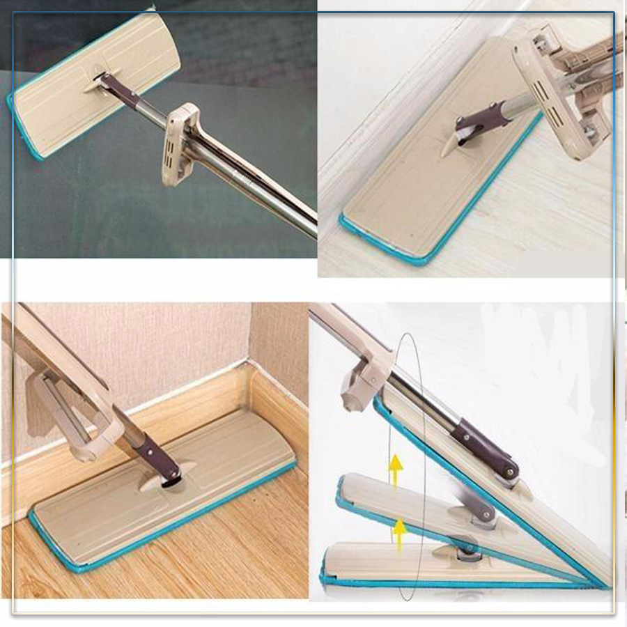 Bộ Chổi Lau Nhà Xoay Tự Vắt Kèm Thùng Cao Cấp