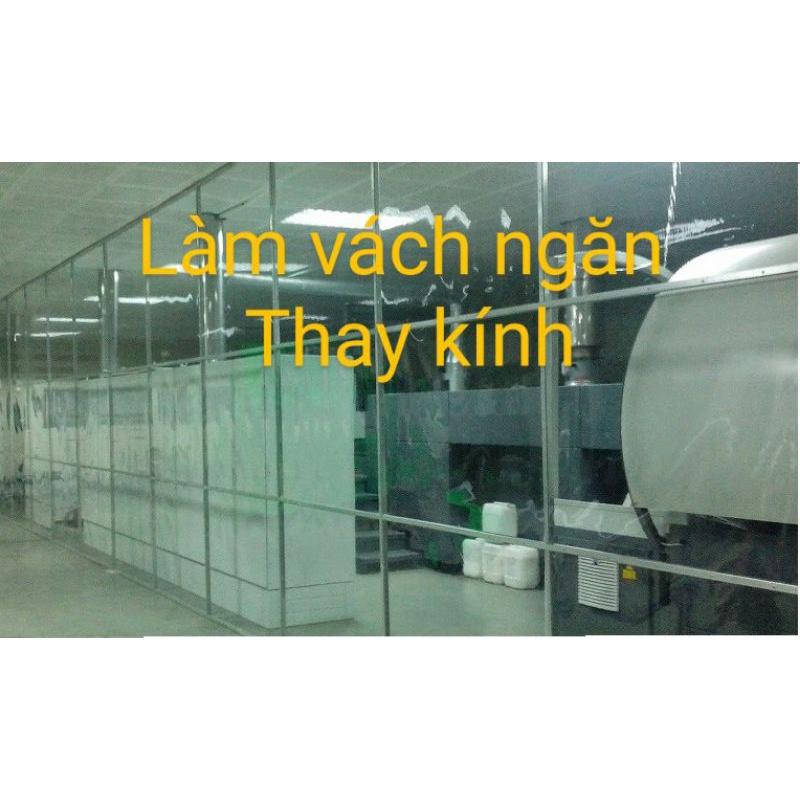 ( Khổ cao 1,22m x Dày 1,8mm) Tấm nhựa phẳng POLY lấy ánh sáng màu TRẮNG TRONG/ MÀU XANH TRONG bền đẹp