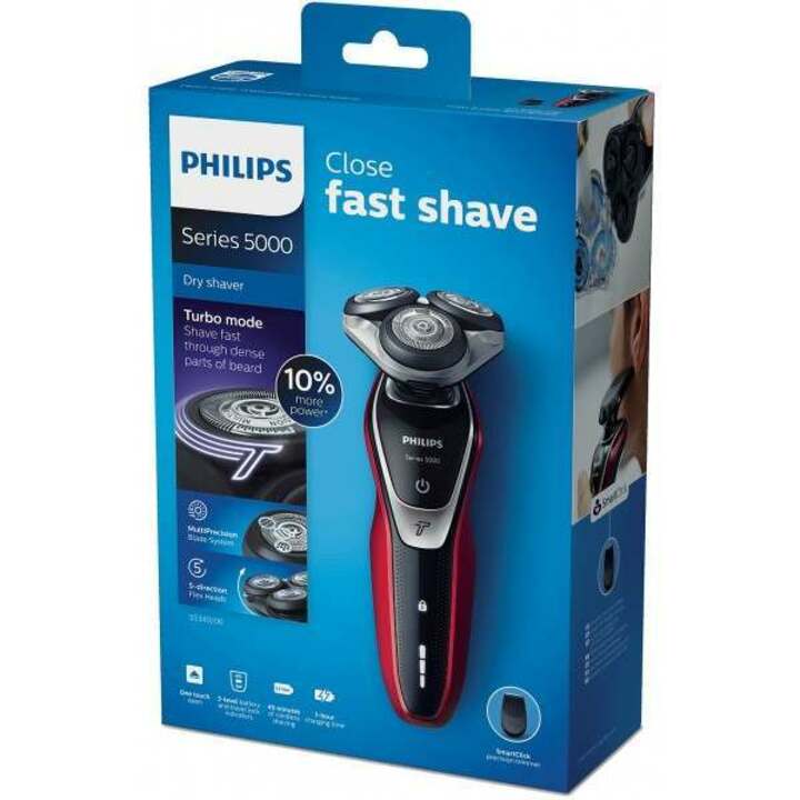 Máy cạo râu khô và ướt cao cấp Philips S5390/12 có đầu tỉa tóc mai và ria mép - Hàng nhập khẩu