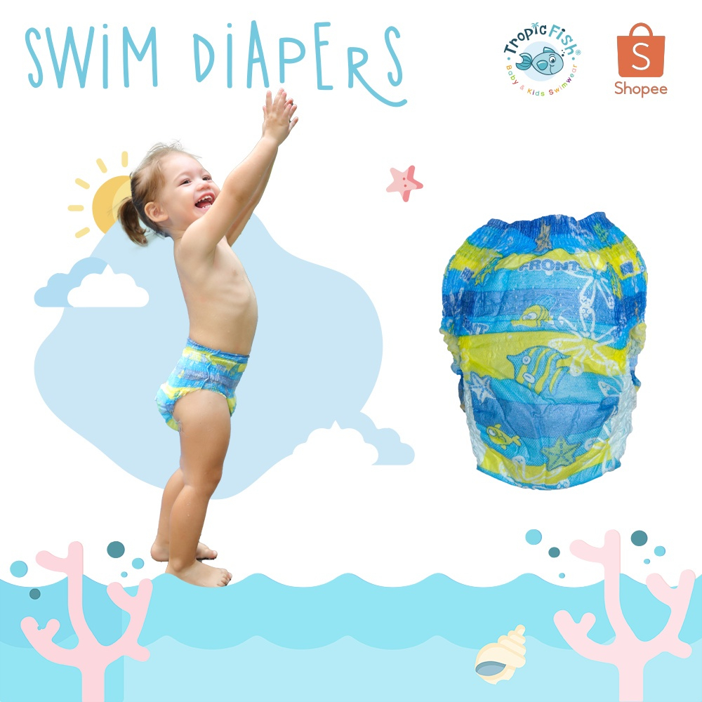 Tã bỉm bơi cho bé TropicFish đủ size S/M/L