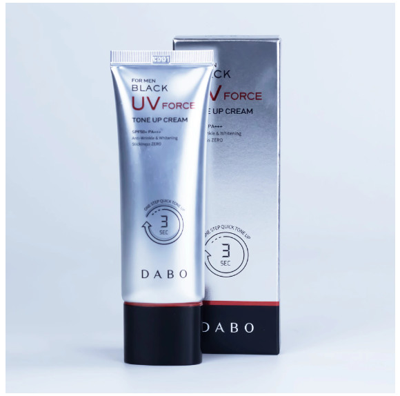 Kem Chống Nắng, Dưỡng Da Cao Cấp Dành Cho Nam - DABO FOR MEN BLACK UV FORCE TONE UP CREAM 50ML