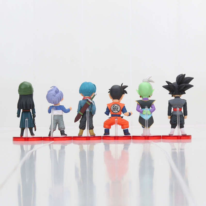 Bộ 06 Mô Hình Nhân Vật ChiBi Trong Truyện Dragon Ball