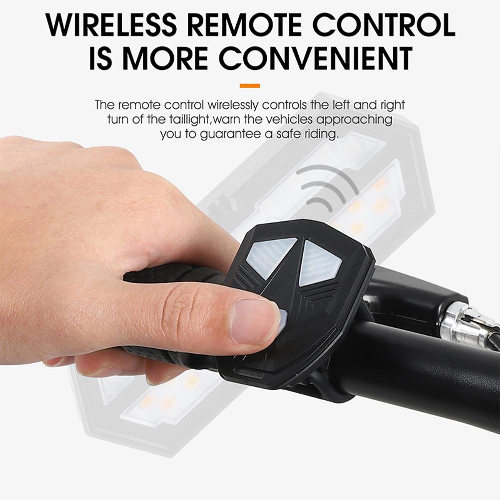 Đèn hậu cho xe đạp WEST BIKING 5m chiếu sáng từ xa LED báo rẽ MTB cho Đèn xe đạp chống nước USB có thể sạc lại