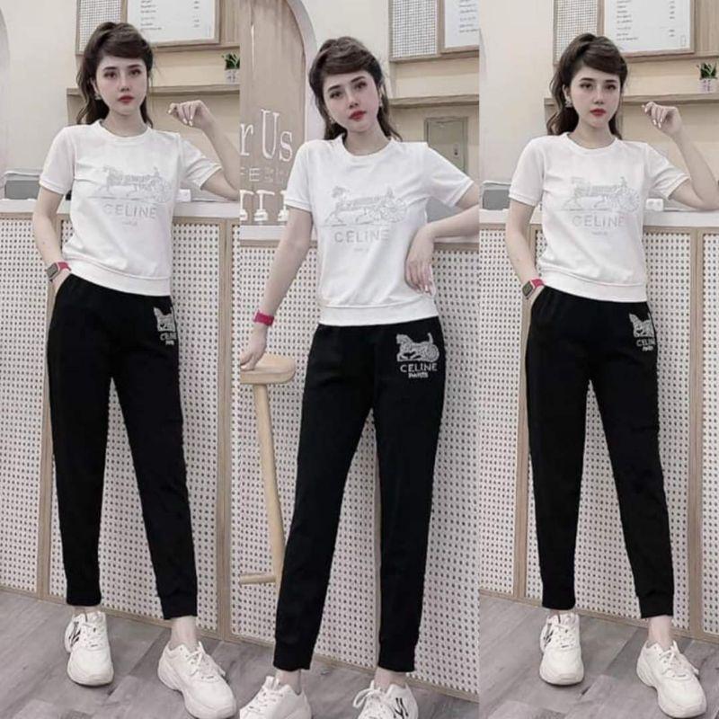 SÉT BỘ THỂ THAO ĐÍNH CƯỜM ĐÁ