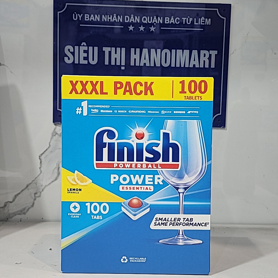 24 Viên rửa bát Finish All in 1 dùng cho máy rửa bát