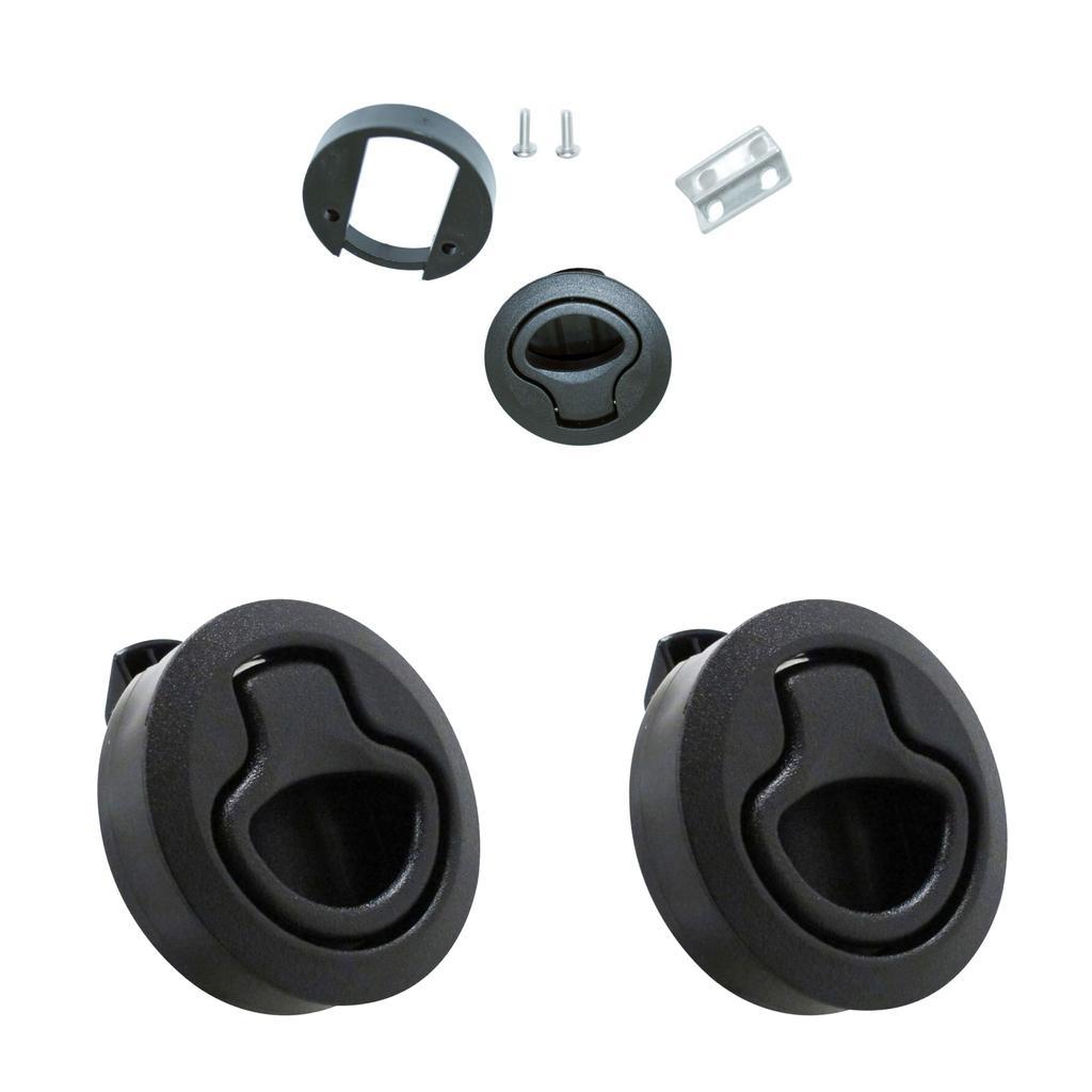 2Pcs Nylon 2\'\' Flush Pull Locker Marine Boat Handle